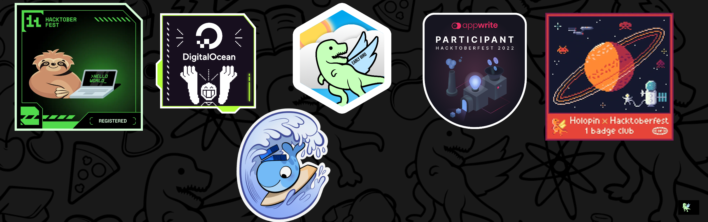 @spider07's Holopin board