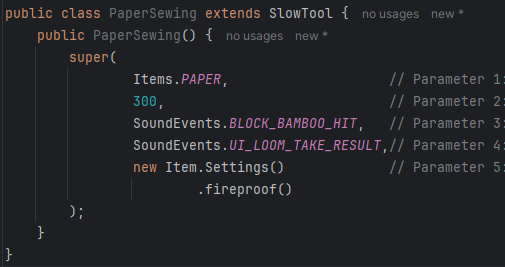 Slow Tool  Class Example