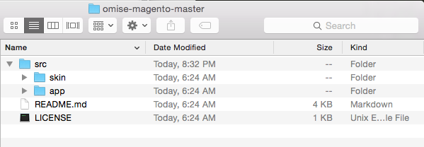 omise-magento Folder Structure