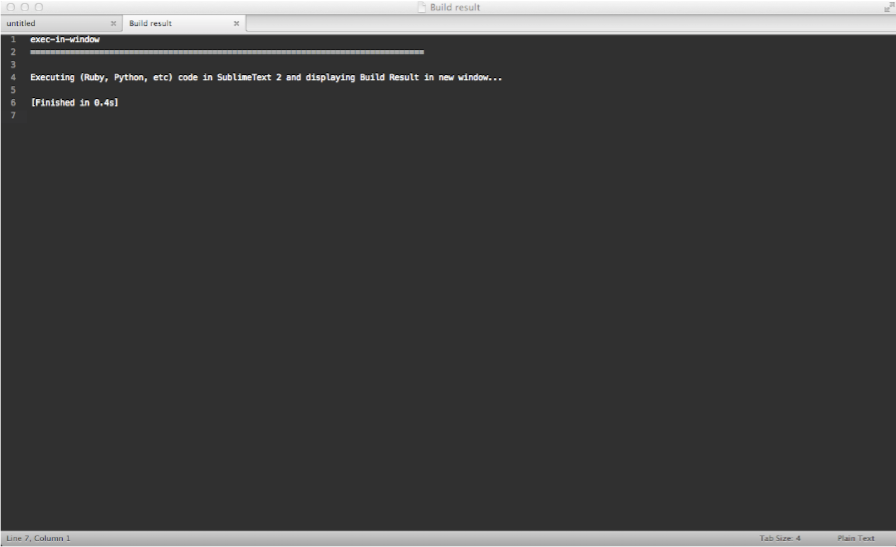 SublimeText screenshot