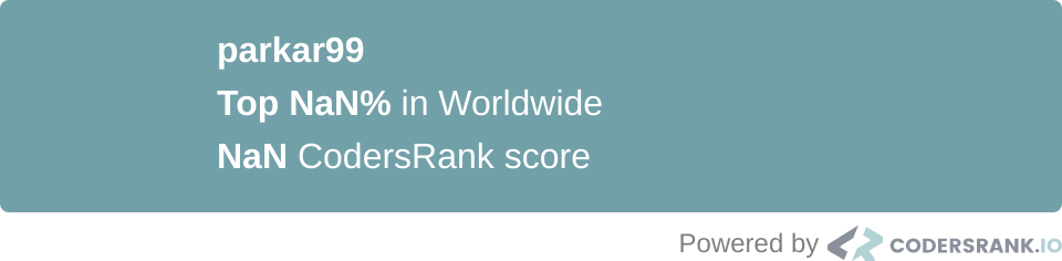 codersrank summary