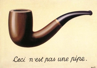 Magritte: Ceci n'est pas une pipe