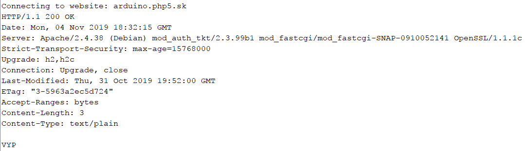 Sucessful connection with new root CA certificate