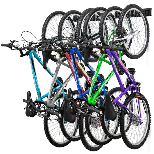 raxgo-garage-bike-rack-wall-mounted-bicycle-storage-hanger-6-adjustable-hooks-1