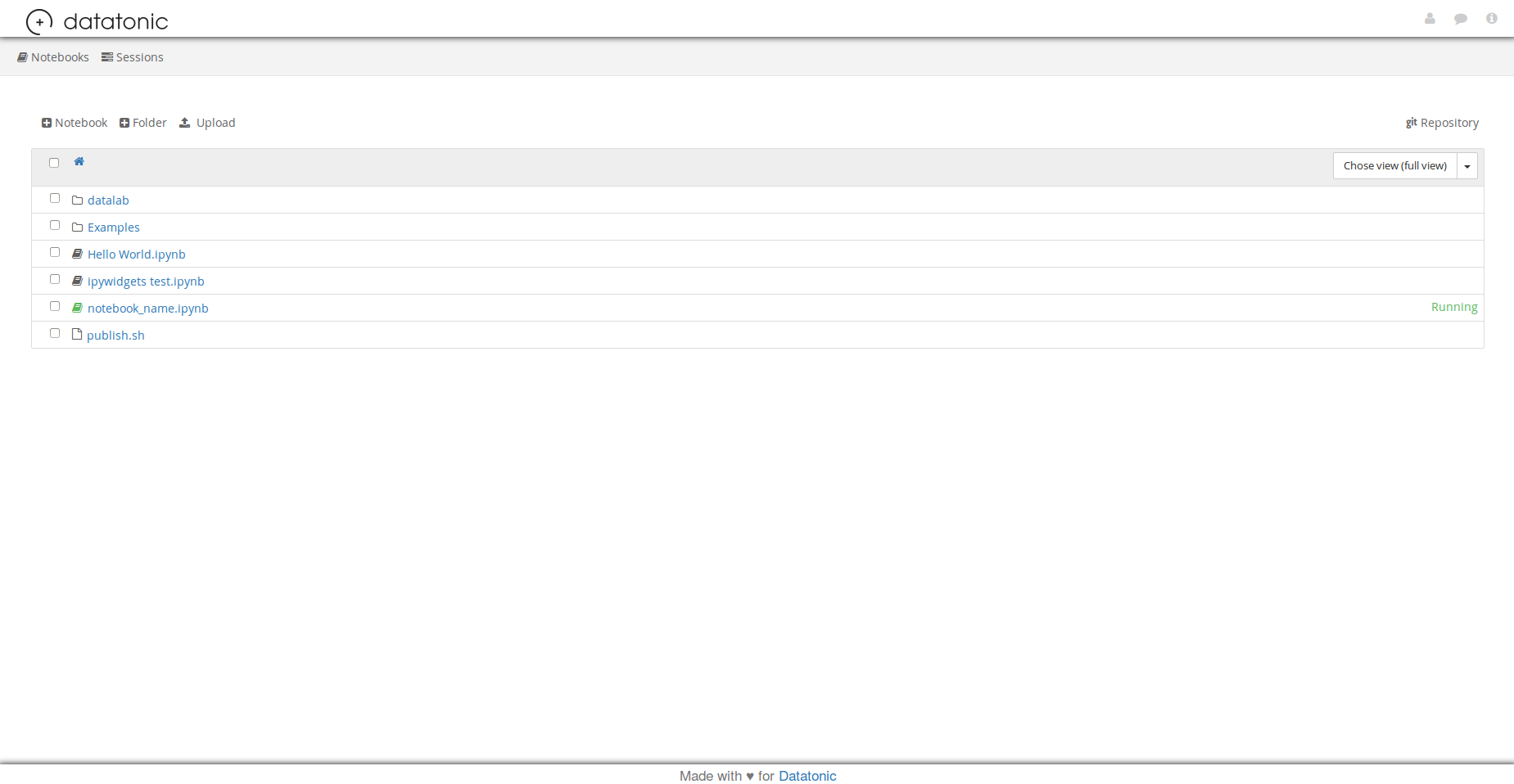 Datalab Tree View