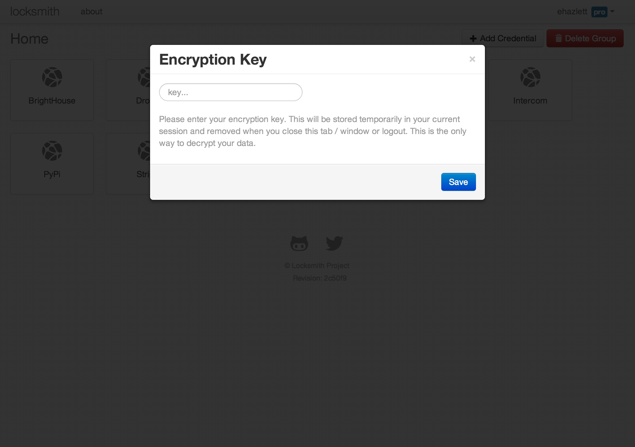 Encryption Key