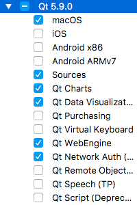 Qt components