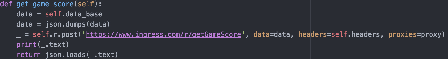 getGameScore