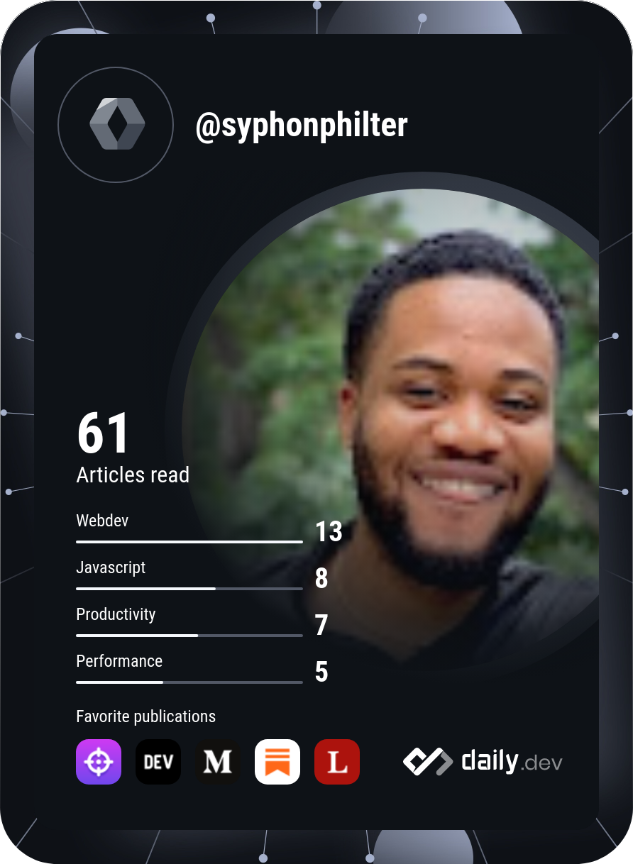 Abdulkadir Bala's Dev Card