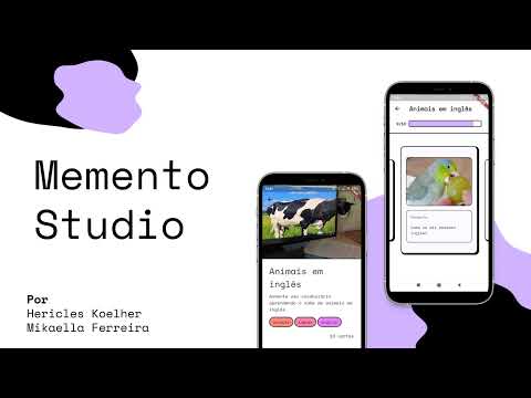 Video de demonstração do Memento Studio