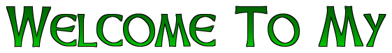 Welcome To My 