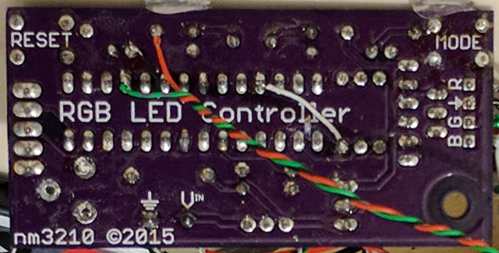 Circuit board ripped up and IR added