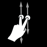 Two-finger scroll image