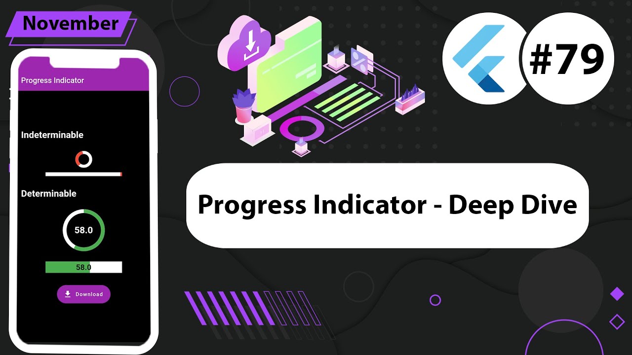 Progress Indicator - Deep Dive - Flutter YouTube video