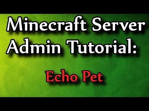 Minecraft Bukkit Plugin - EchoPet - Give players pets!