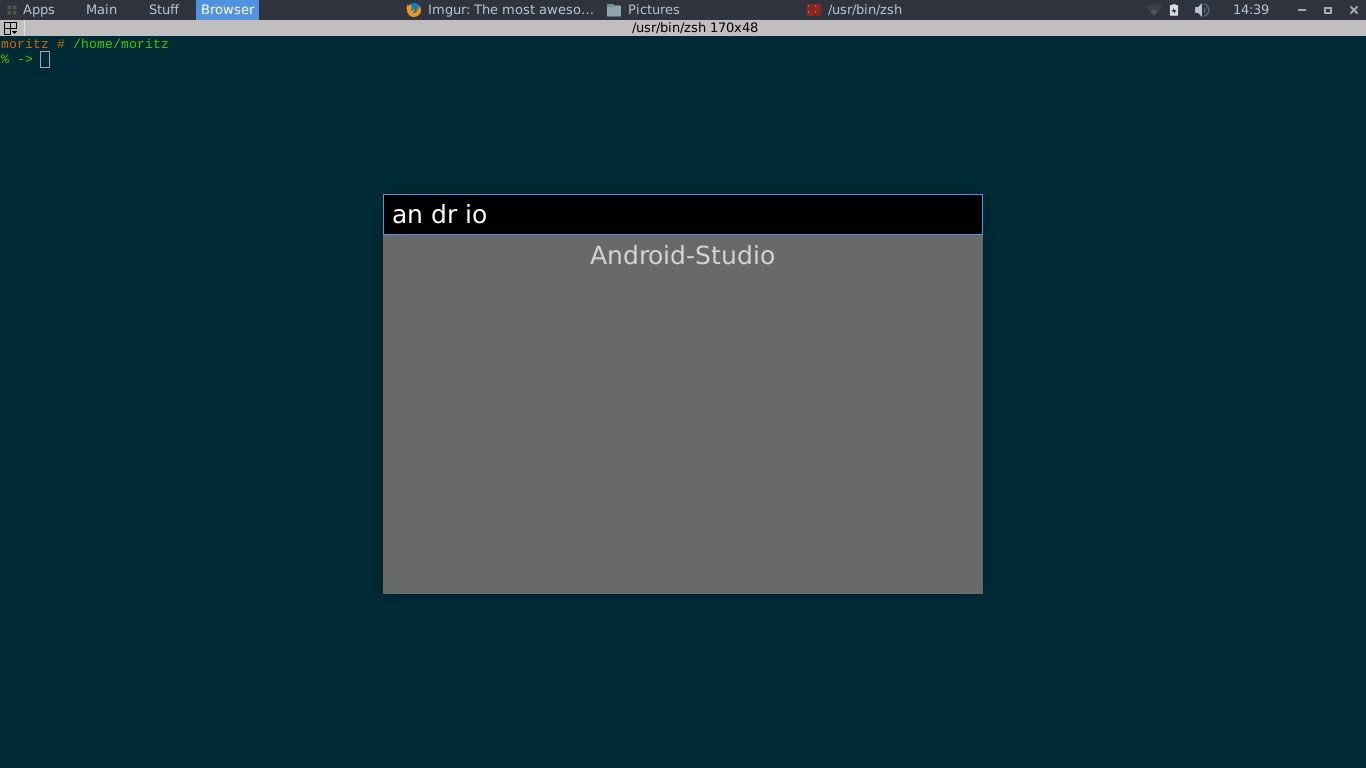 GitHub - KillingSpark/sparklauncher: simple minimal desktop entry ...