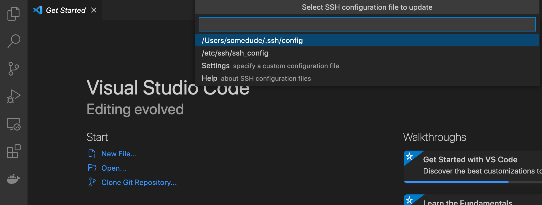 vscode-add-host-ssh-config