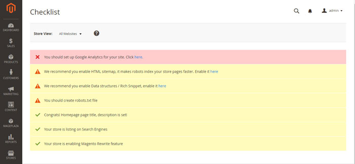 seo checklist for magento 2