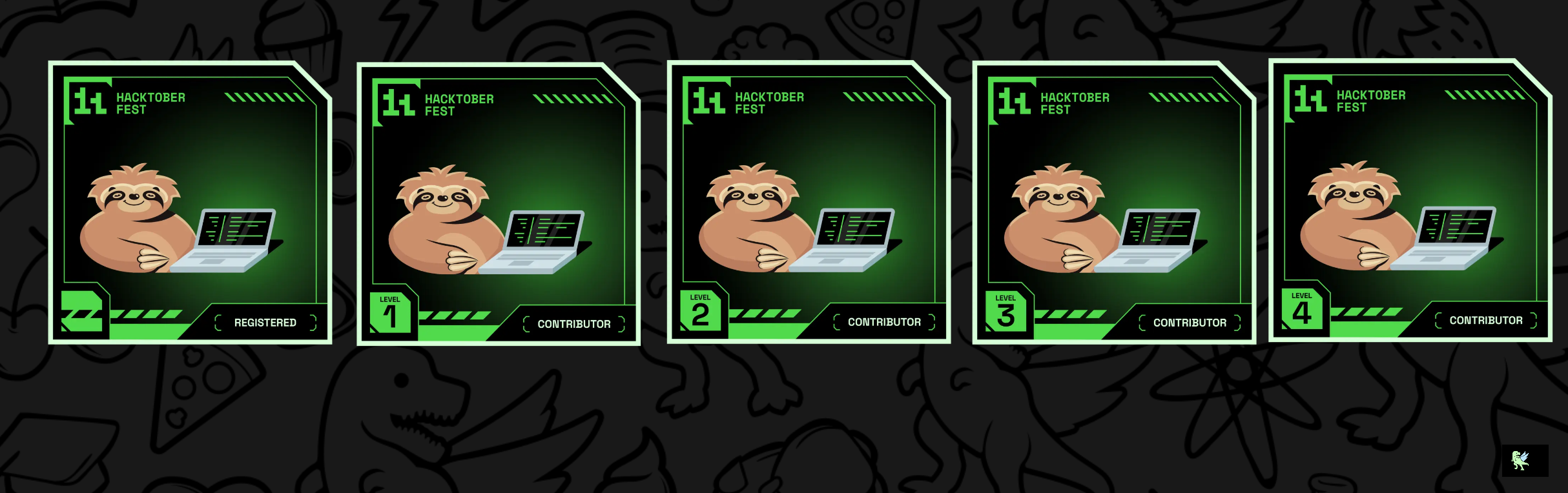 An image of @saurabhdevvns's Holopin badges, which is a link to view their full Holopin profile