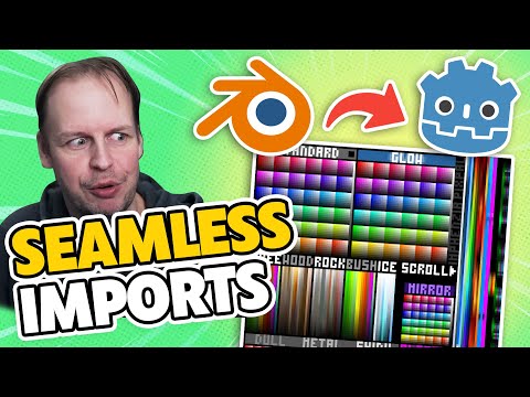 Automatic Imphenzia PixPal Import Material Setup in Godot 4