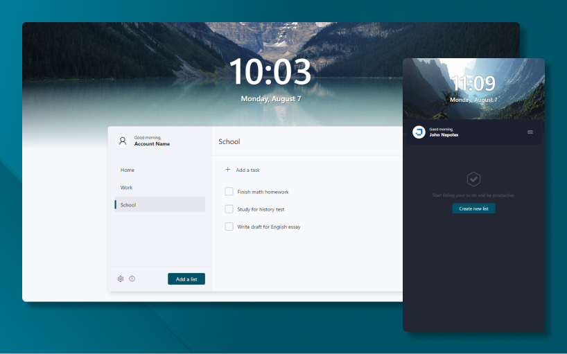 To Do List UI Preview