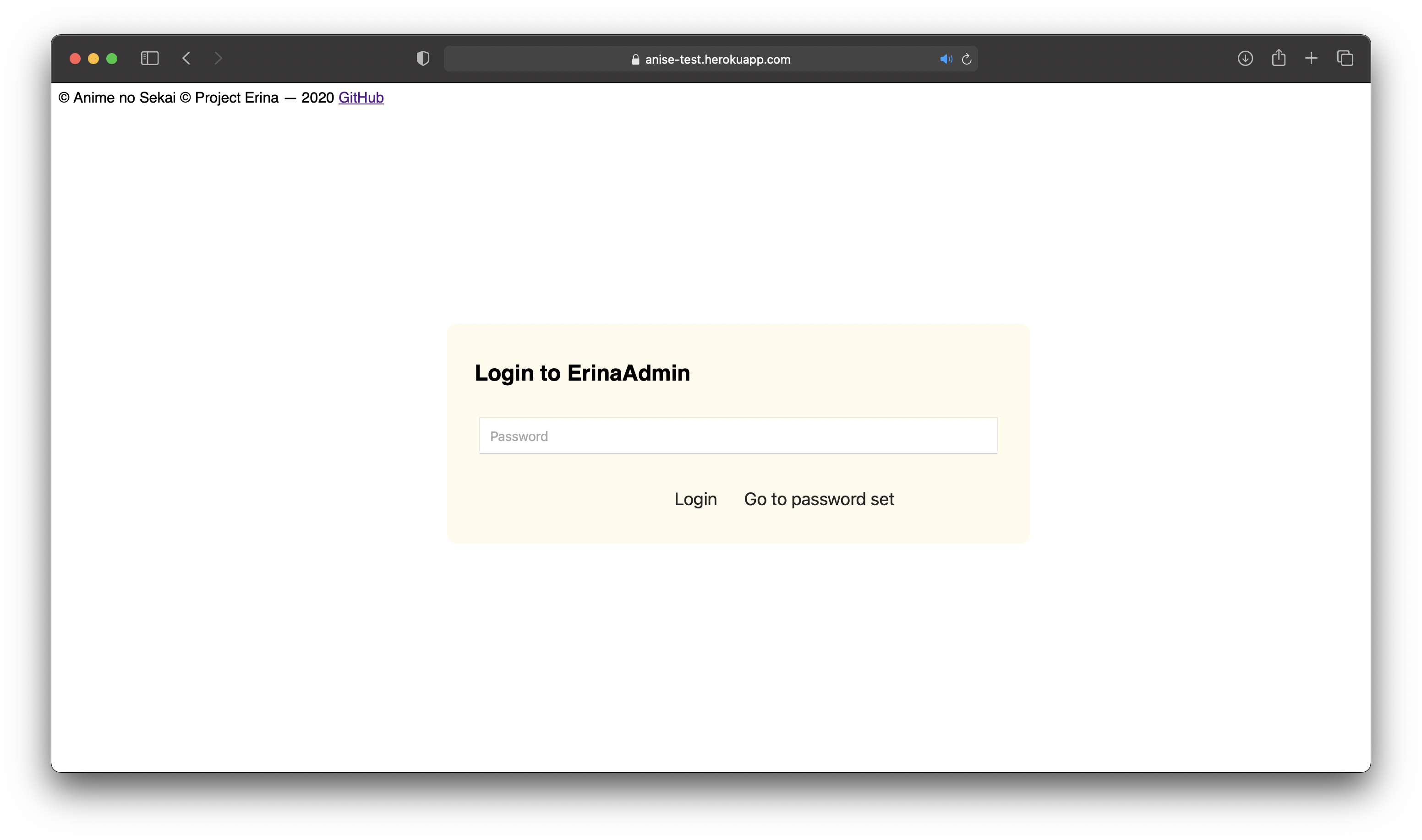 ErinaAdmin — Login