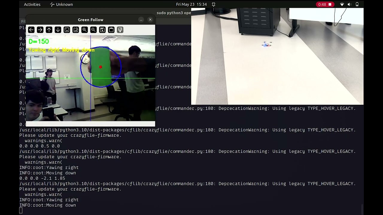 GitHub - lcoronelr/Crazyflie-OpenCv: Real-time green object tracking ...