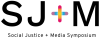 Social Justice + Media Symposium logo