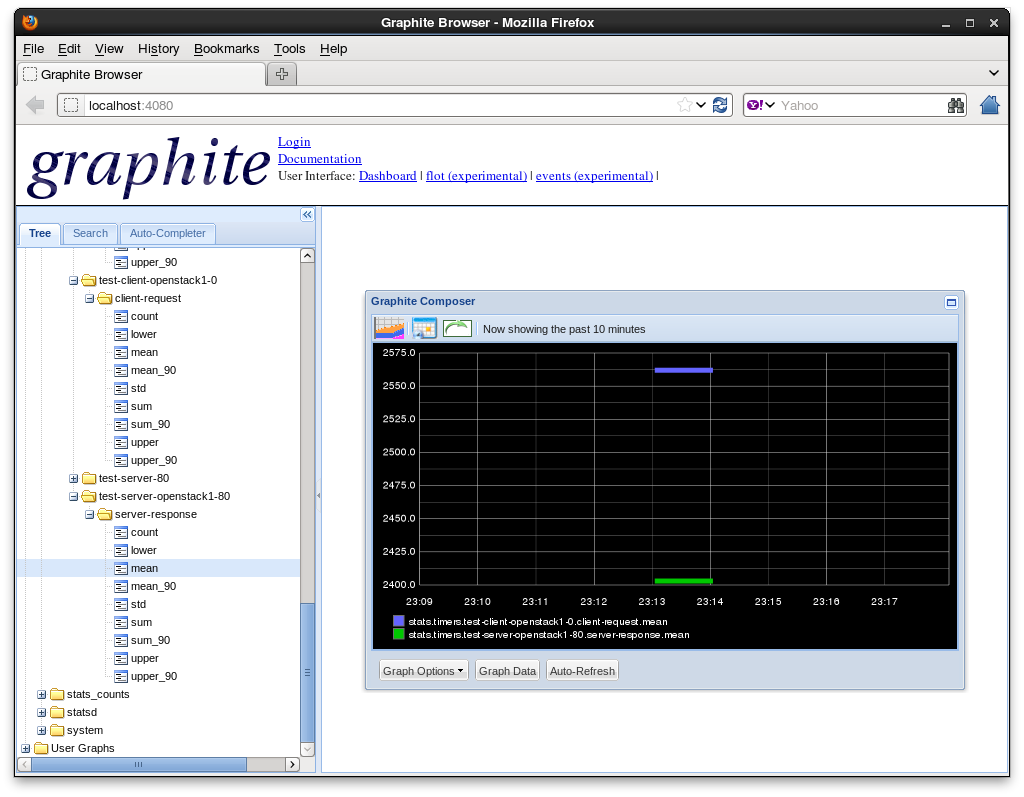 graphite client server