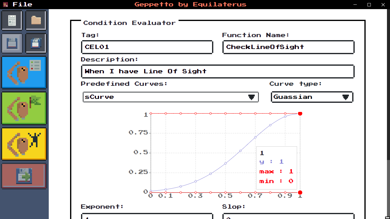 Geppetto UtilityAI Configurator