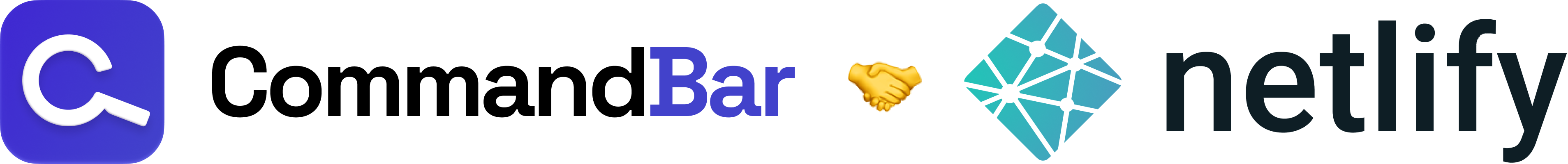 CommandBar + Netlify logo