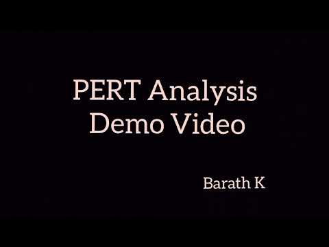PERT Analysis Walkthrough