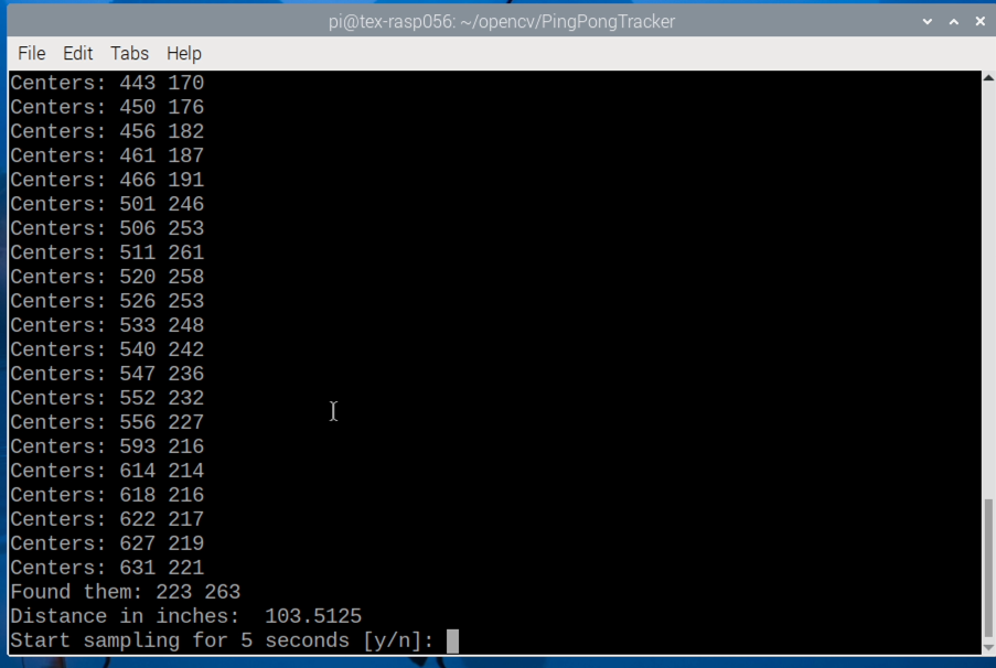 Distance Output