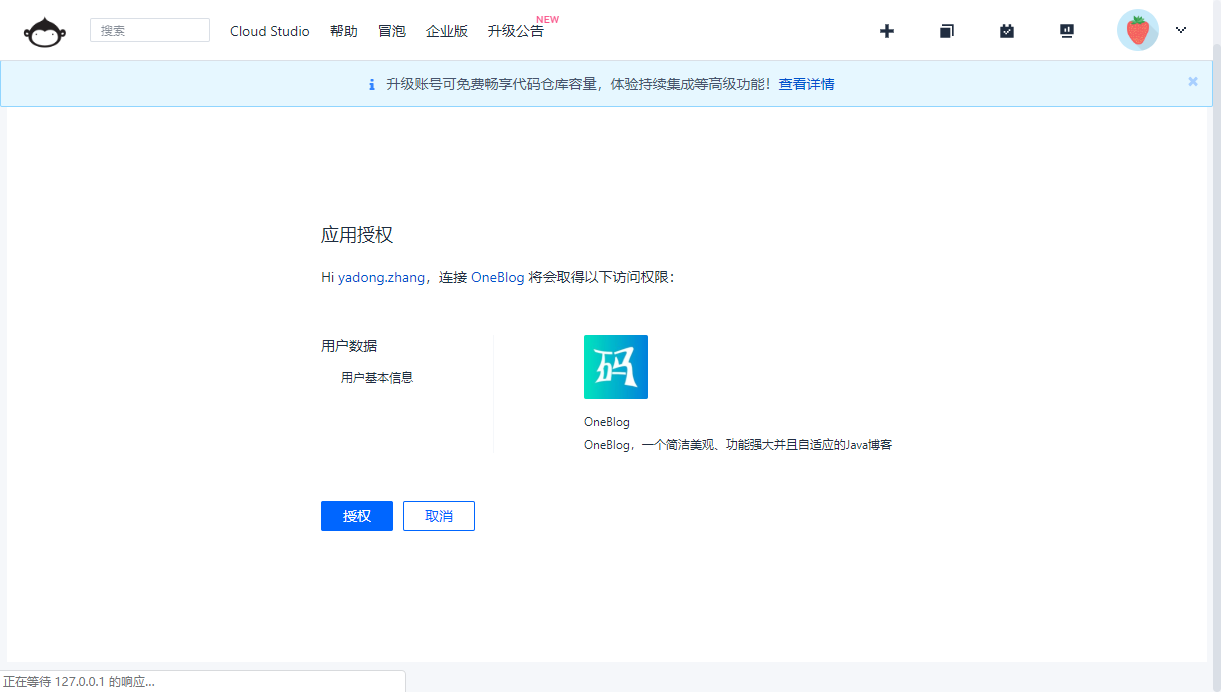 Coding授权登录