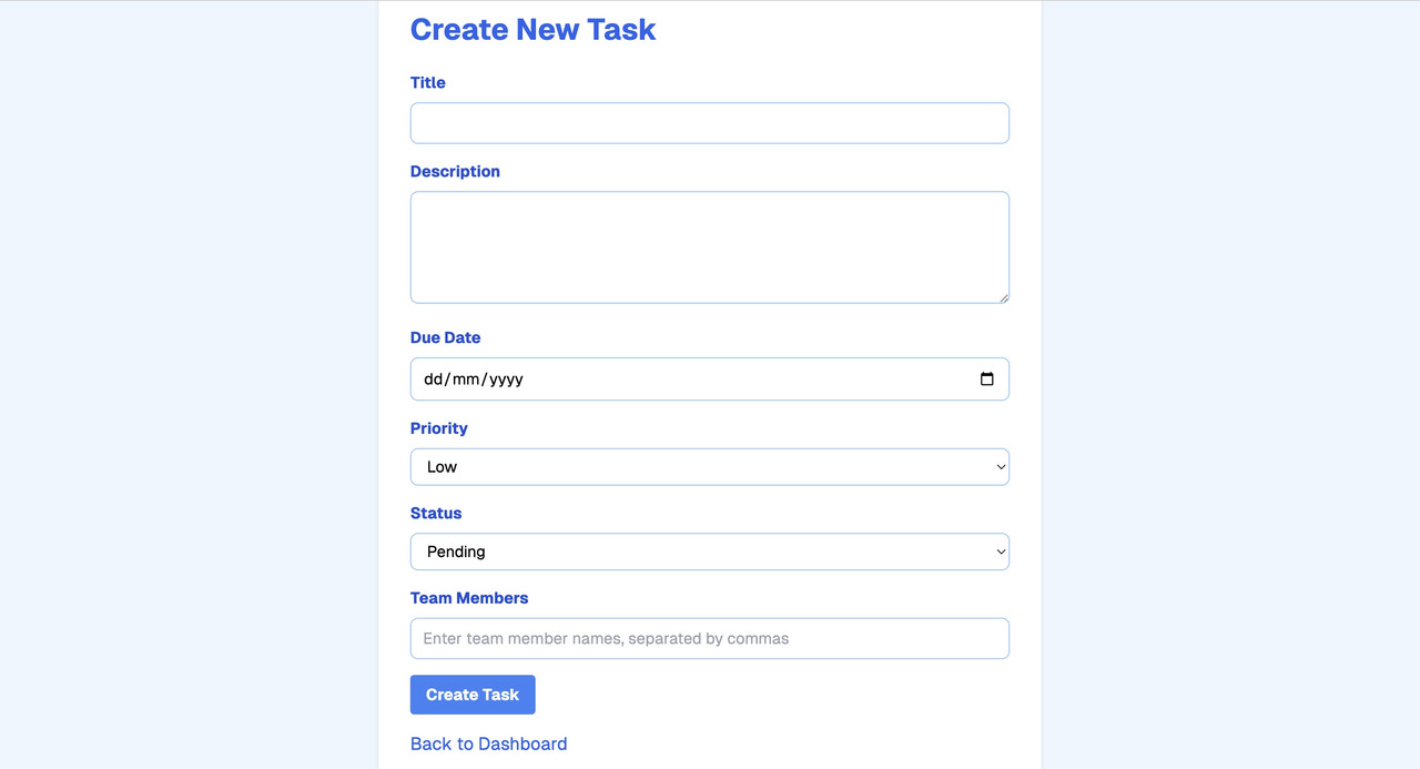 Task Creation