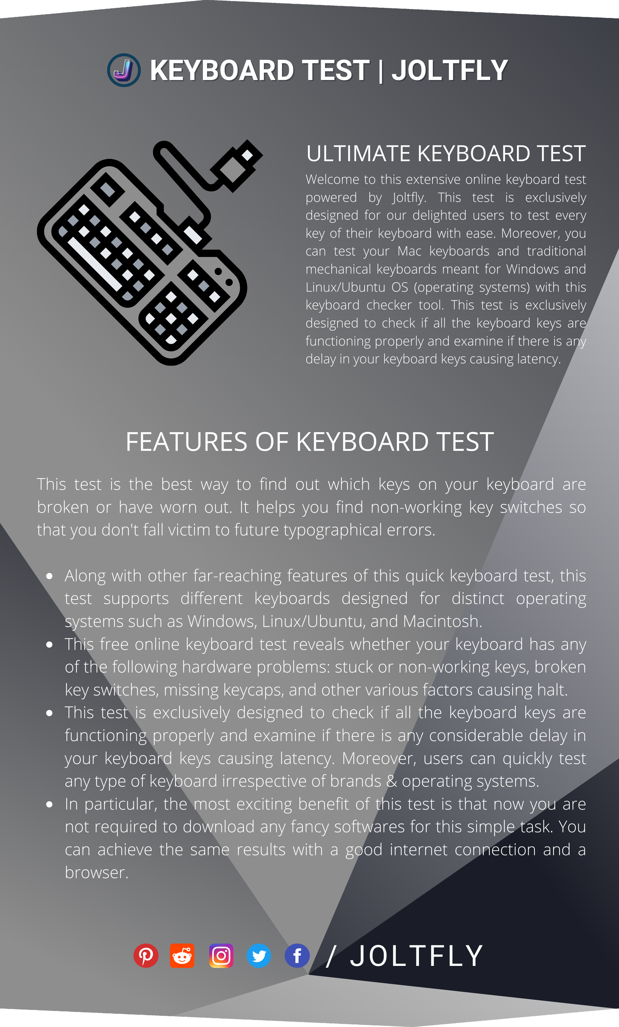 Keyboard Test | Joltfly