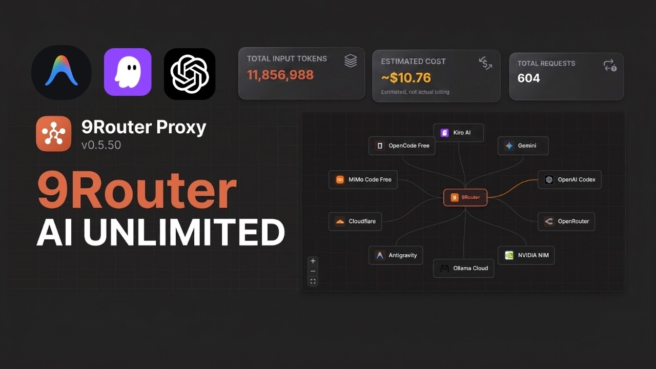 Bye Limit! Cara Bikin Sistem 'AI Unlimited' 100% Gratis Dengan 9Router!
