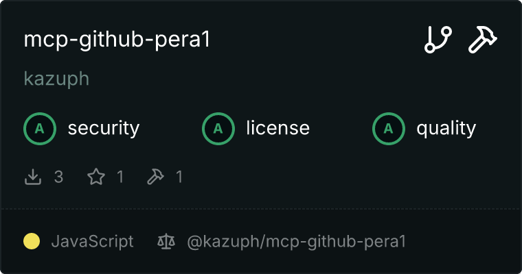 @kazuph/mcp-github-pera1 MCP server