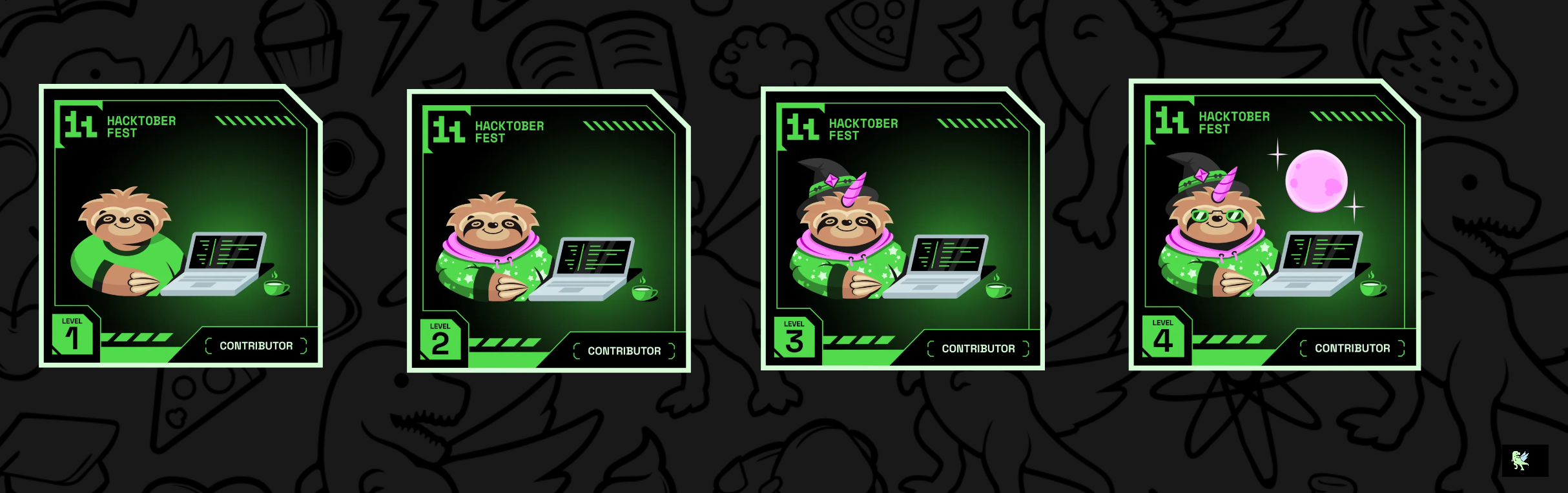 An image of @a4atom's Holopin badges, which is a link to view their full Holopin profile