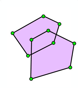 Non-simple polygon