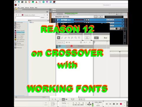 REASON 12 with WORKING FONTS