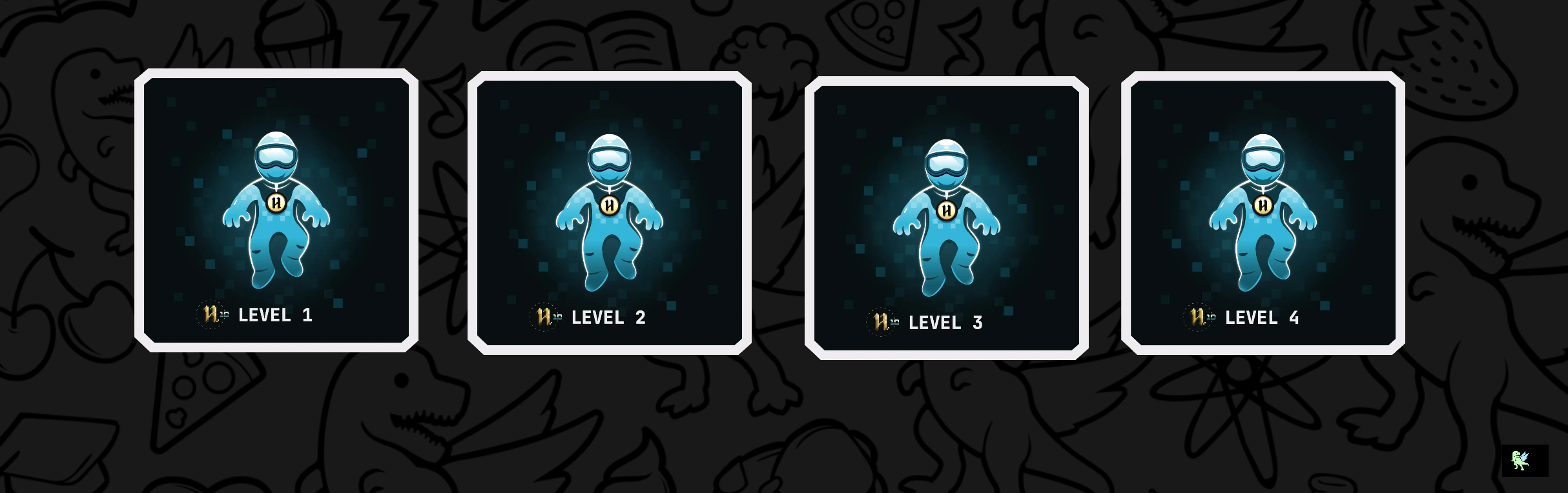 An image of @aytidadev's Holopin badges, which is a link to view their full Holopin profile