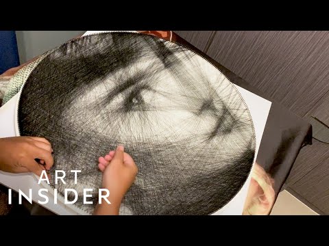 Making Hyperrealistic Portraits With A Single Thread