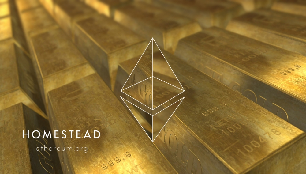 Ethereum Homestead gold ingots