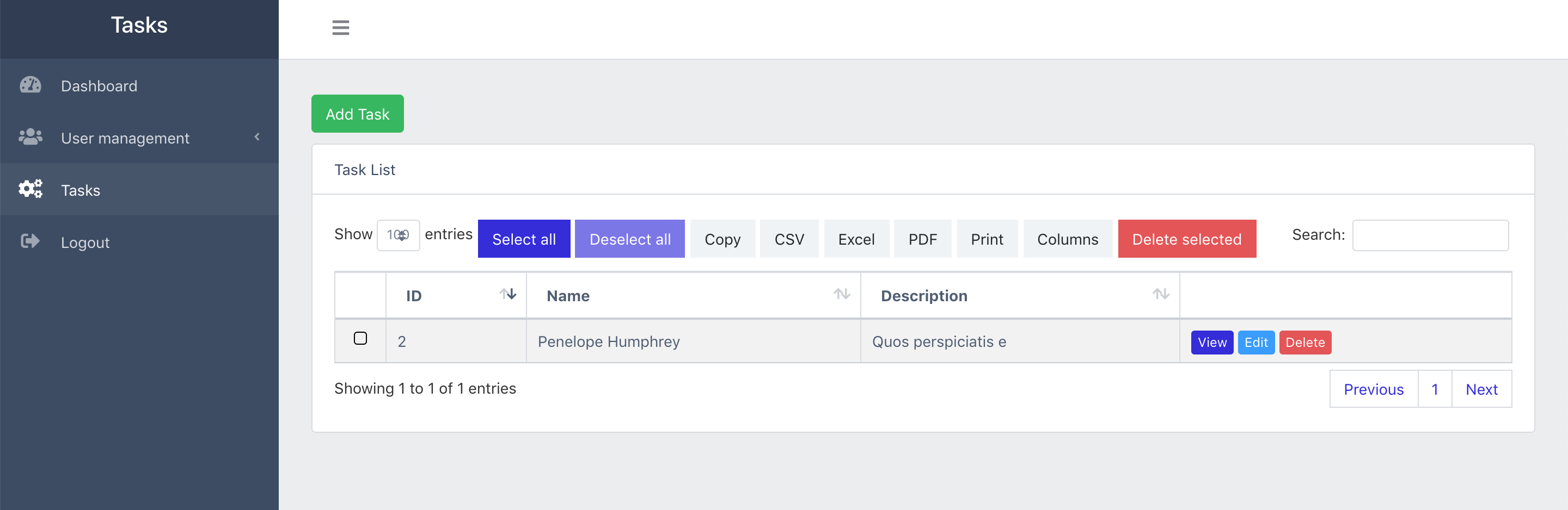 Admin Layout