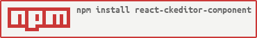 react-ckeditor-component