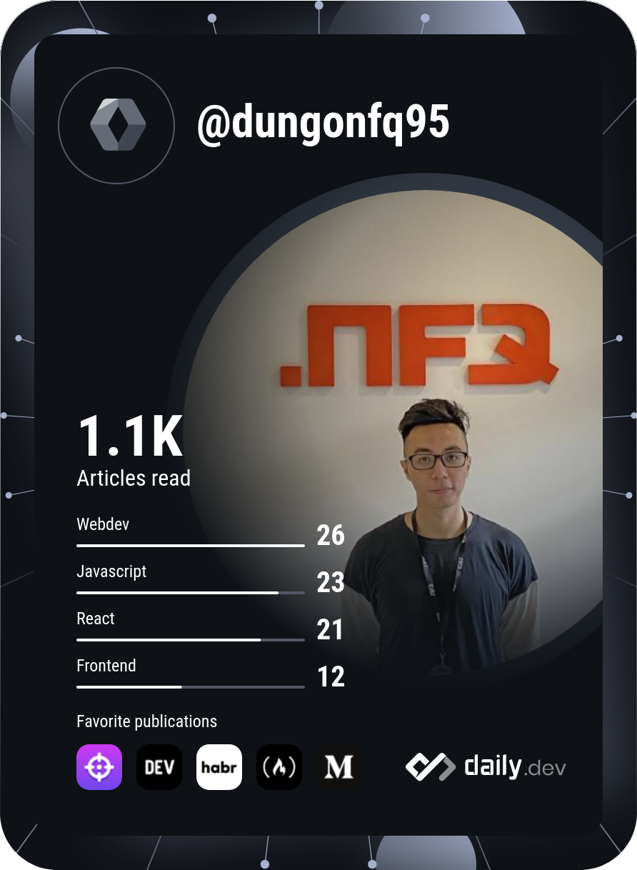 dungonfq's Dev Card