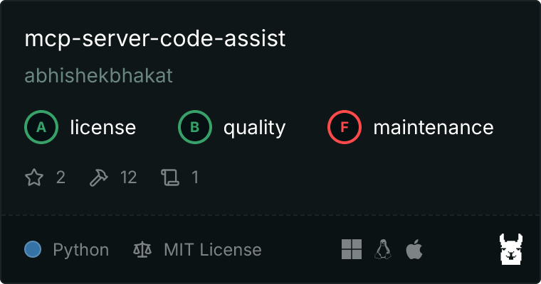 mcp-server-code-assist MCP server