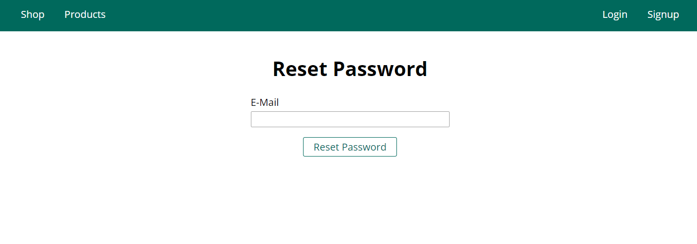 Reset Password