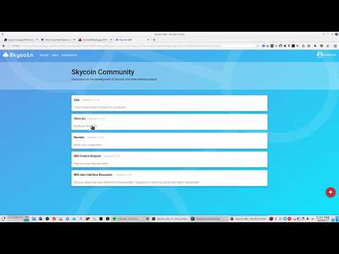 Skycoin BBS Showcase 4 - YouTube